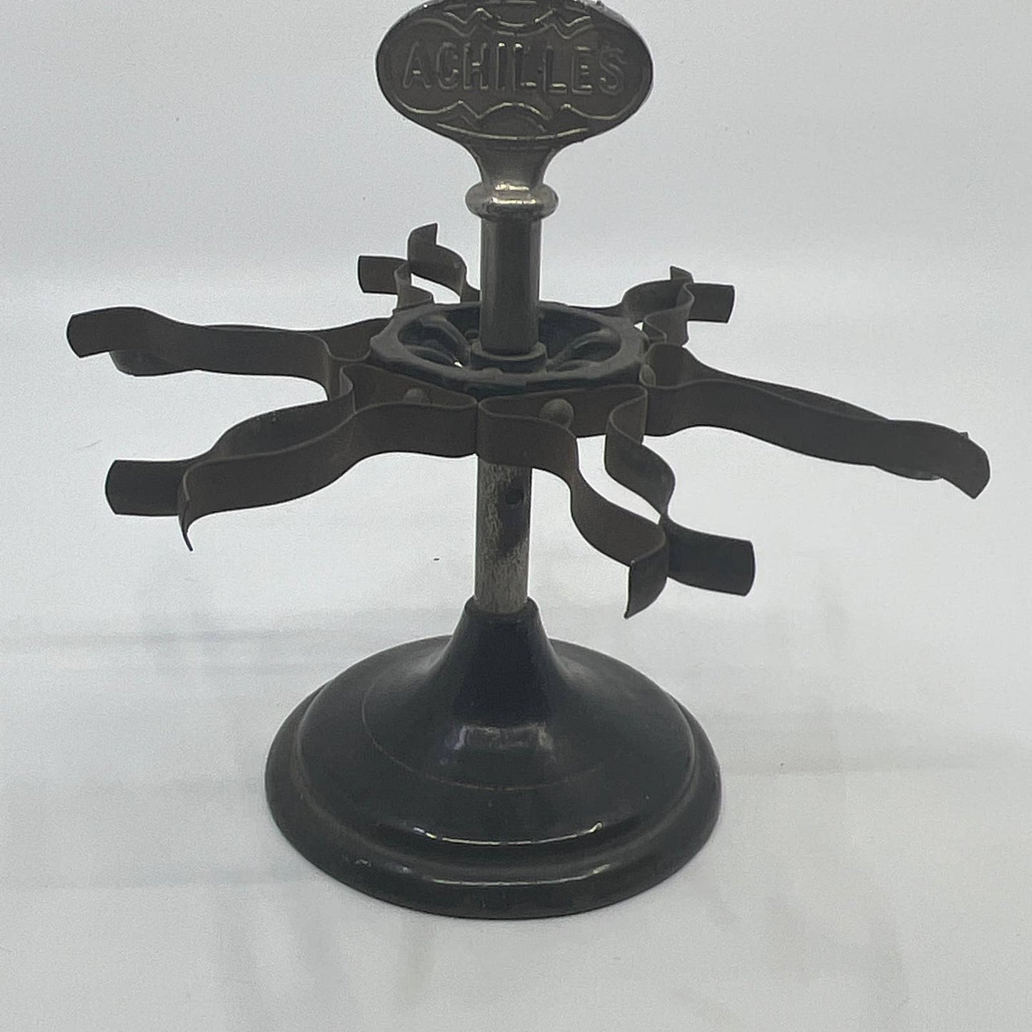 c1950 Achilles Rubber Stamp Seal Holder Carousel Stand TH2