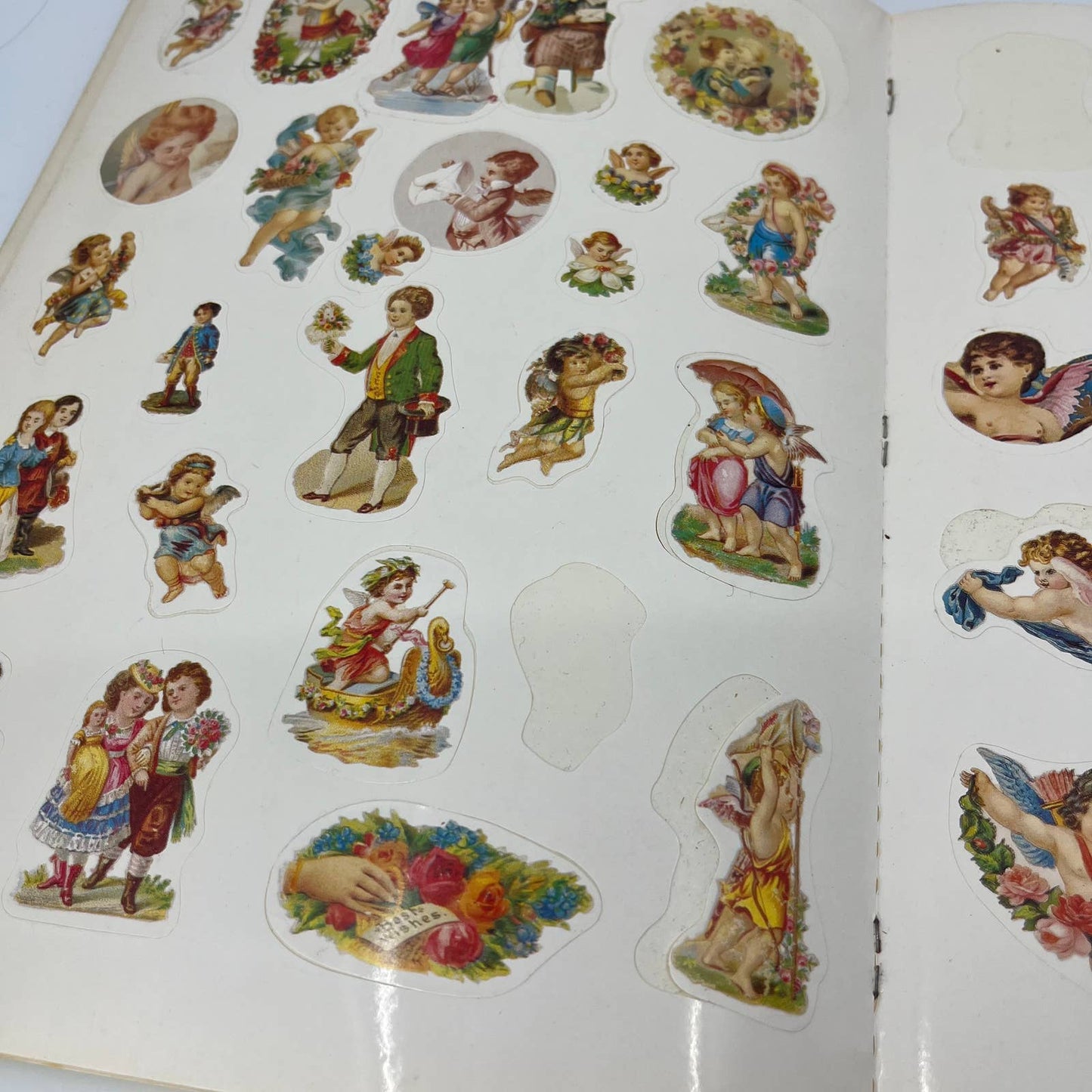 Victorian Romantic Stickers & Seals: 78 Full-Color Pressure-Sensitive Designs B6