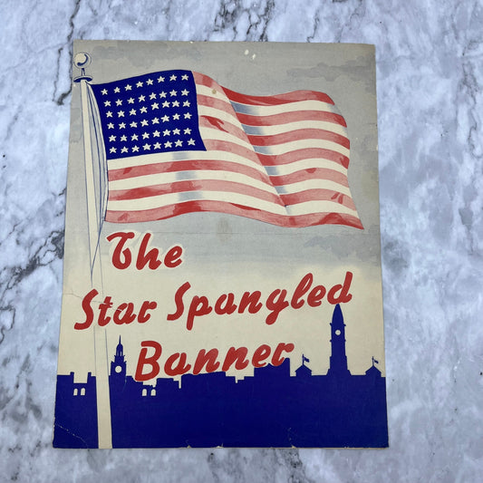 C1940 RNC Delegate Souvenir Star Spangled Banner Sheet Music V41-2