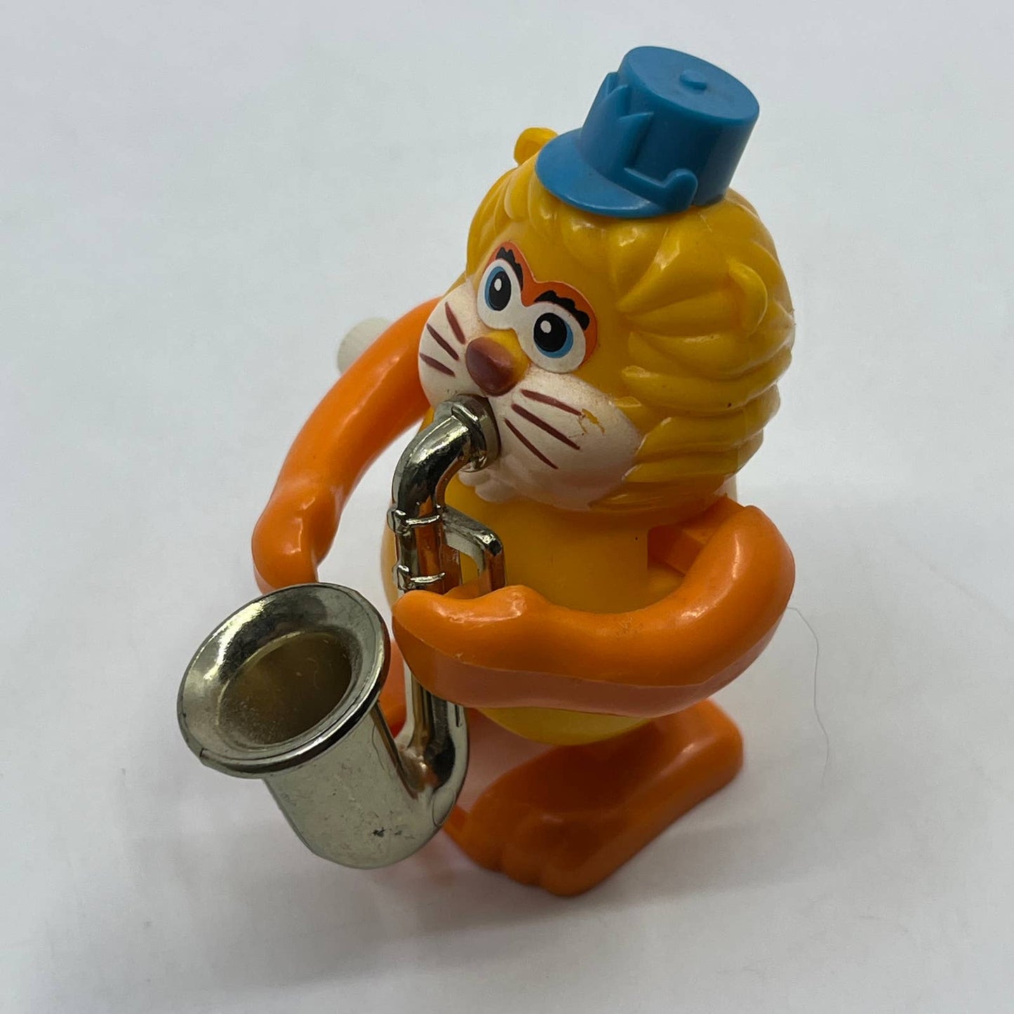 TOMY Vintage NOT SO GRAND BAND Wind Up Toy Saxophone Lion WORKS SE2