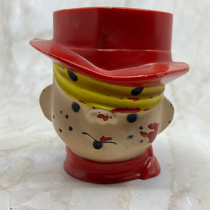 Vtg 1950s Dennis the Menace Plastic Cup Mug F&F Mold TK2