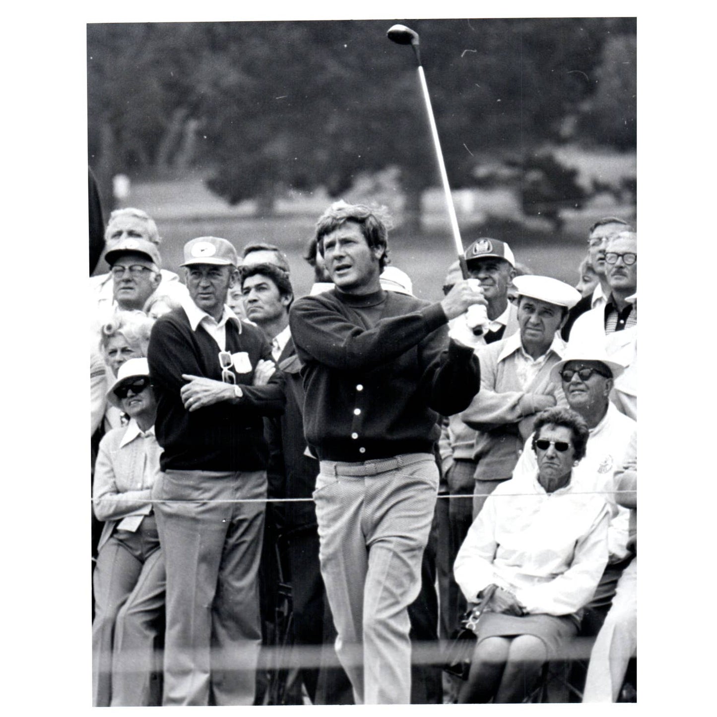 1972 Original Press Photo Golf Doug Sanders 8x10" AD2