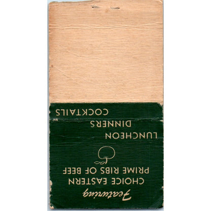 Adam's Rib Restaurant Santa Monica CA Advertising Matchbook Cover MM9-4
