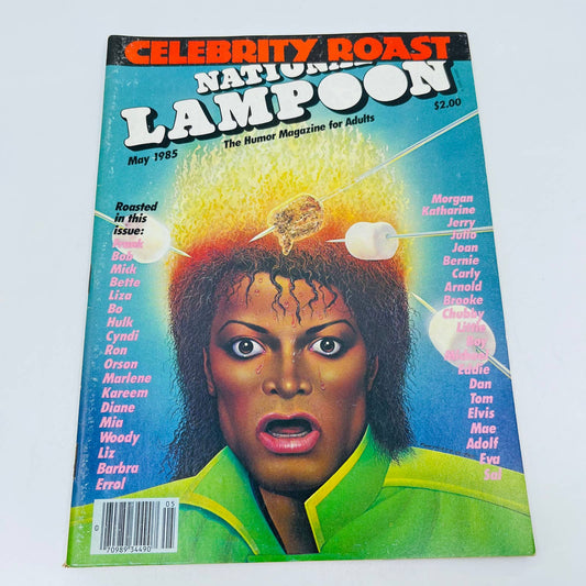 National Lampoon Magazine May 1985 Celebrity Roast Michael Jackson Newsstand BA2