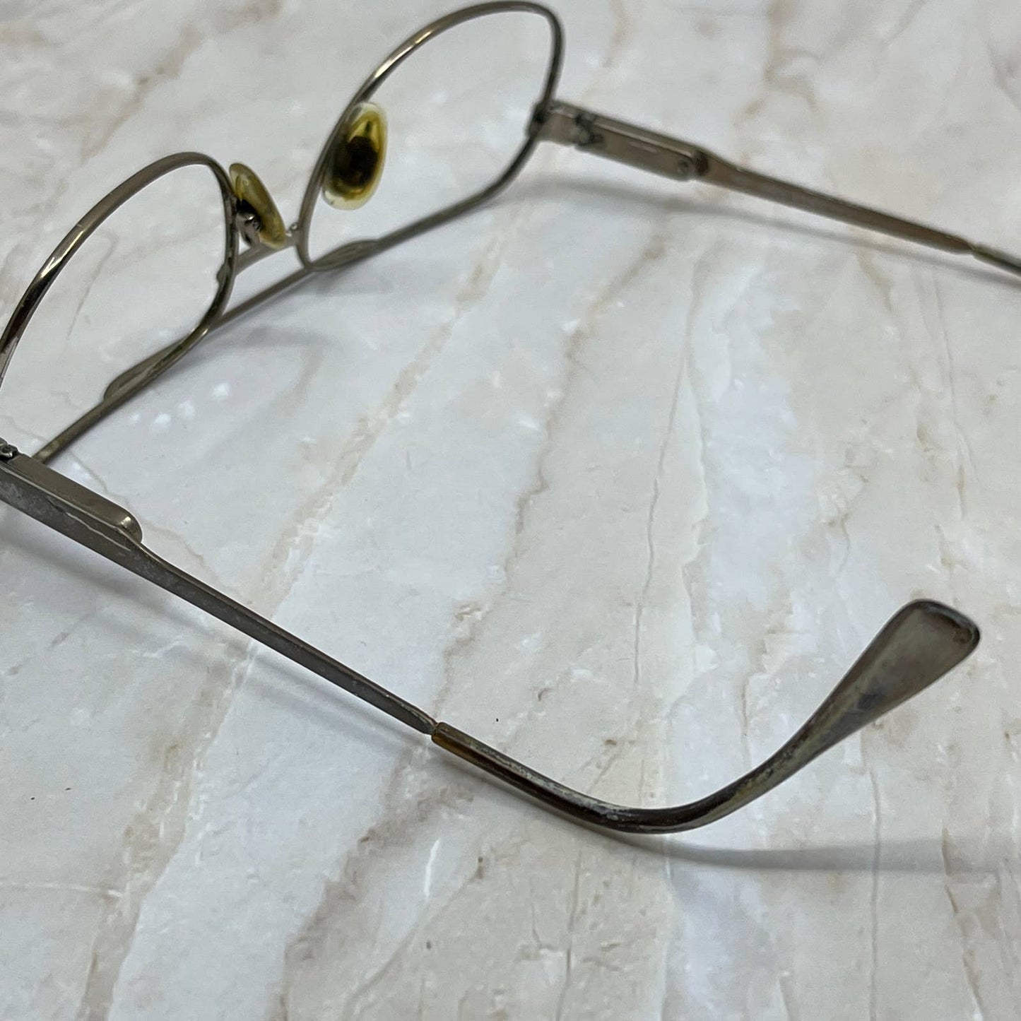 Safilo Elasta 3069 Italy Gold Tone Men’s Aviator Eyeglasses Frames TK2-G1-1