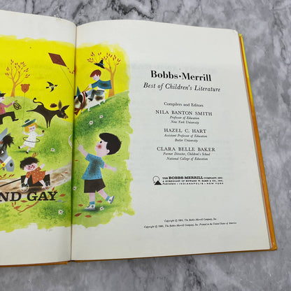 SUNNY AND GAY Schoolbook Best of Children’s Literature Nila Smith 1964 TK1