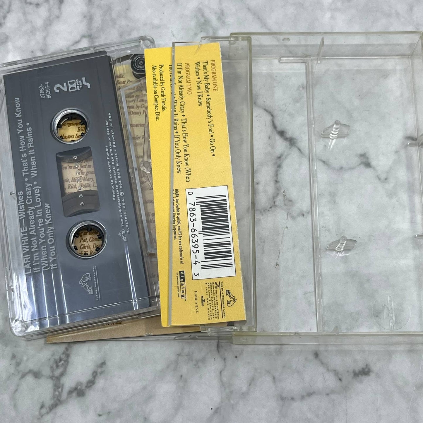 Lari White Wishes Cassette Tape TB5-13