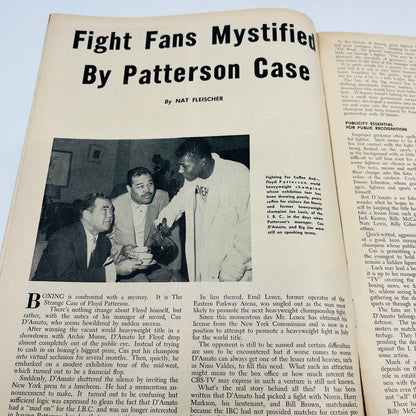 1957 July - The Ring Boxing Magazine Robinson Giardello TA5