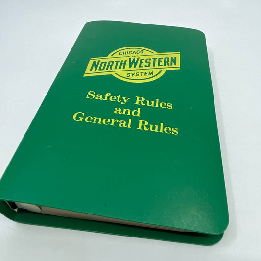 1987 Chicago North Western Railroad Safety Rules And General Rules Manual TG6