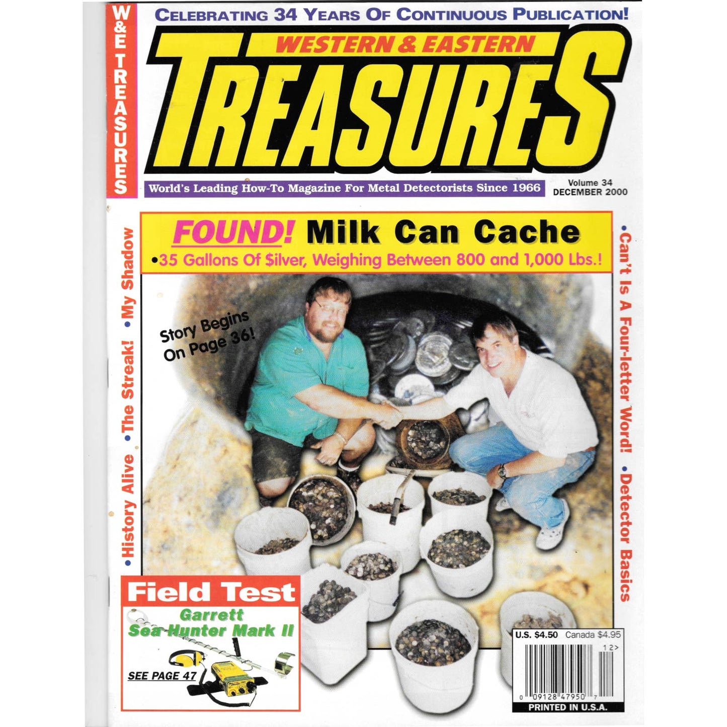 Western & Eastern Treasures Magazine - Treasure Hunting Dec 2000 M6
