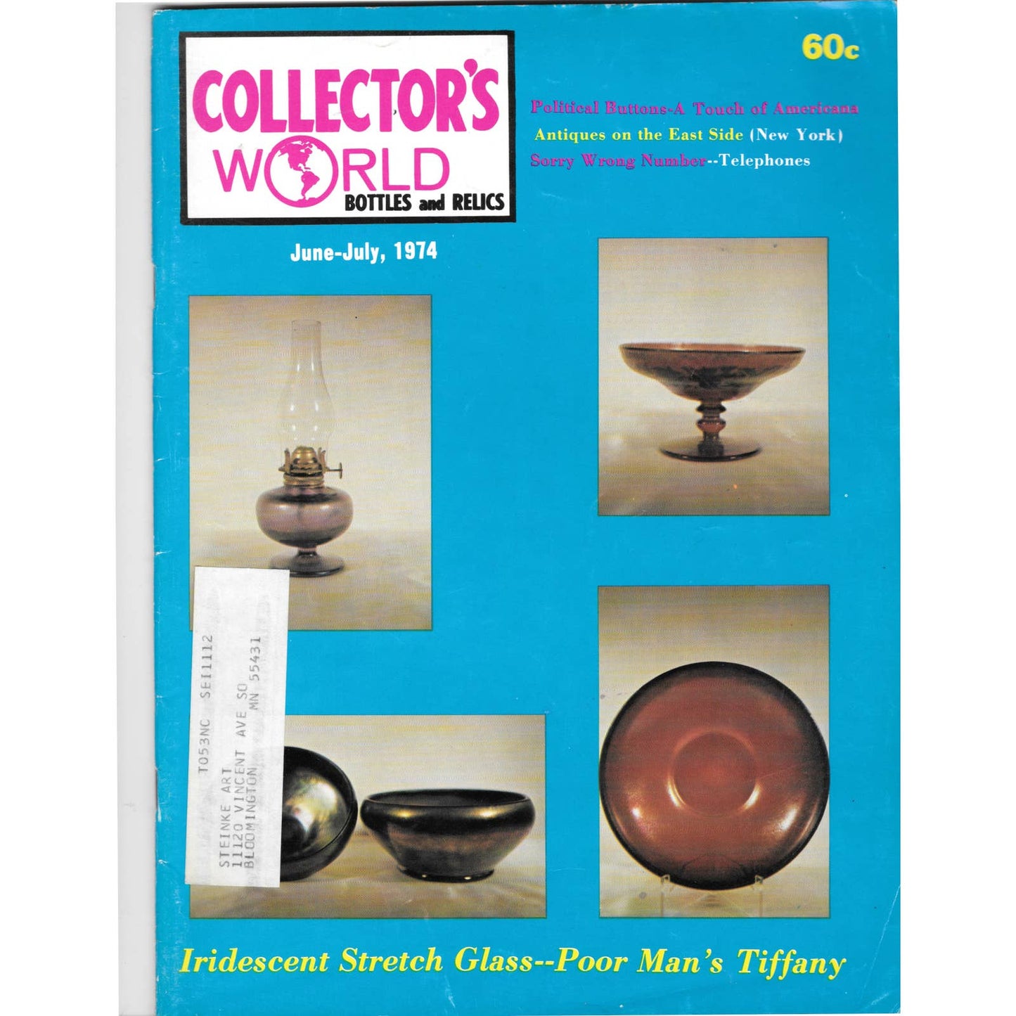Long John Latham's Collector's World Bottles and Relics Magazine June 1974 M5