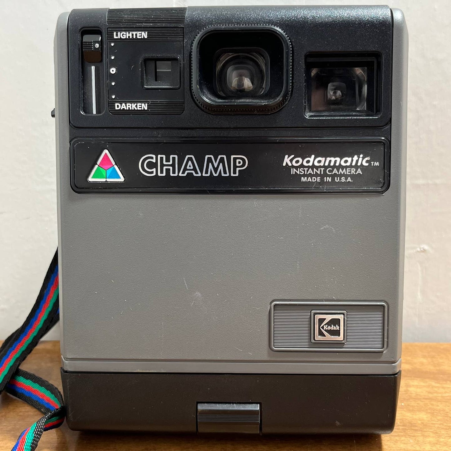 Vtg Champ Kodamatic Instant Camera Kodak HS144-10 Film Display Collectors TG9