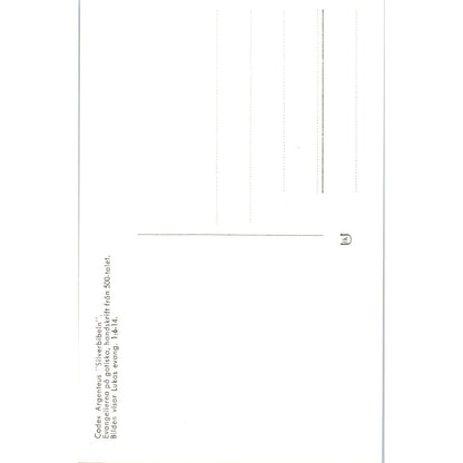 Codex Argenteus Silverbibeln Evangelierna Pa Gotiska Original Postcard P2-1