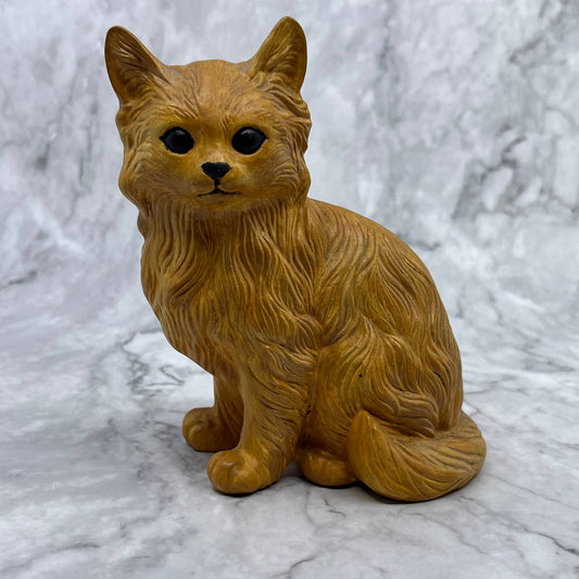 1969 Ceramic Orange Persian Cat Figurine Ornament "Chester" 5x4" TA2