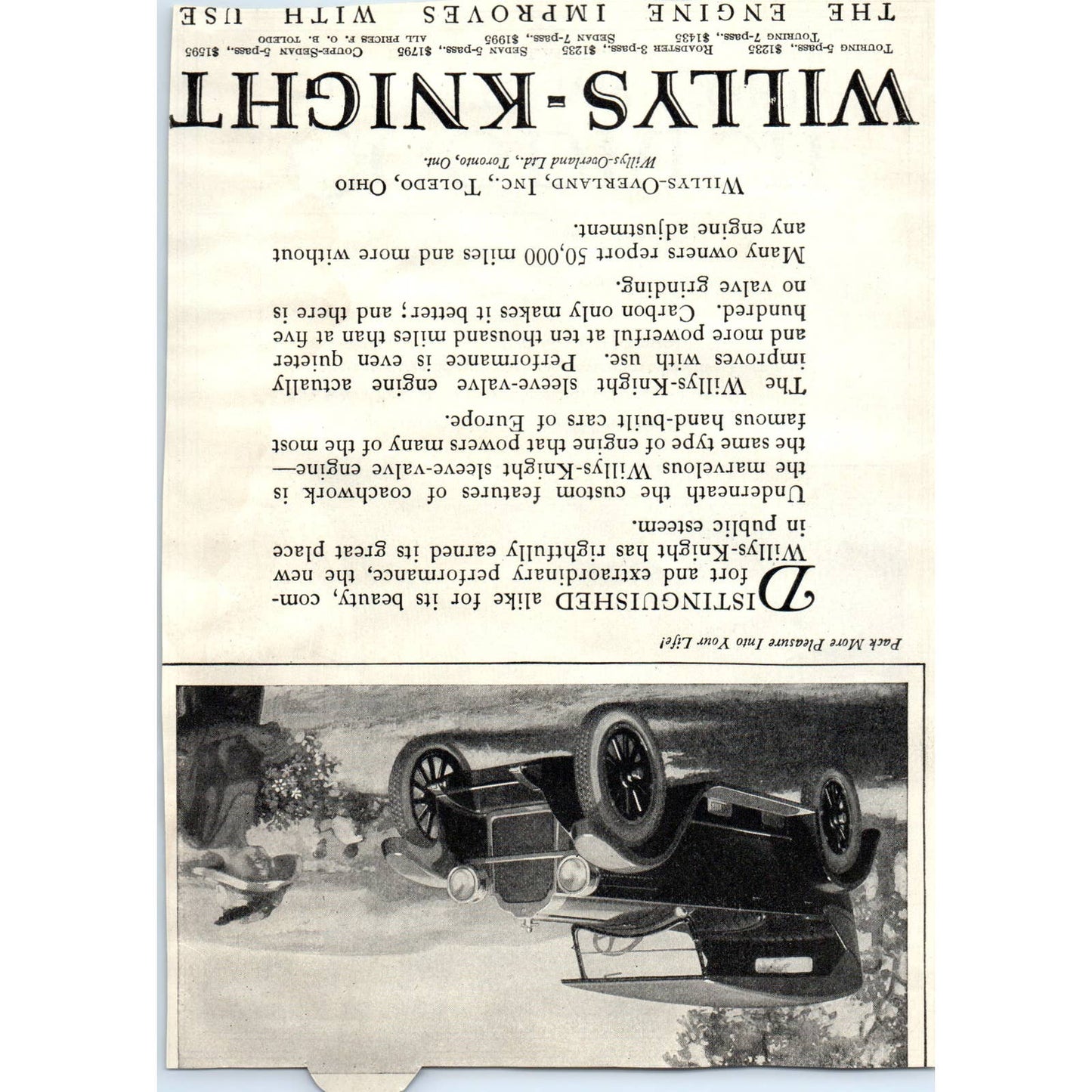 c1920 Harper's Magazine Ad - Goodrich Silvertown Cord Rubber Tires TF6-1