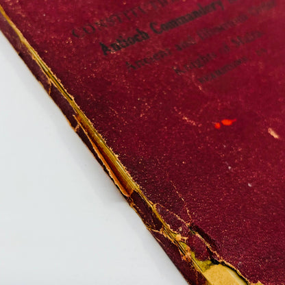 1914 Antioch Commandery No.463 Knights of Malta Constitution & Certificate TD8