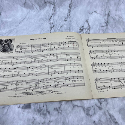 1954 The Hit Parade Accordionist Sheet Music Book Chas. H. Hansen TI1