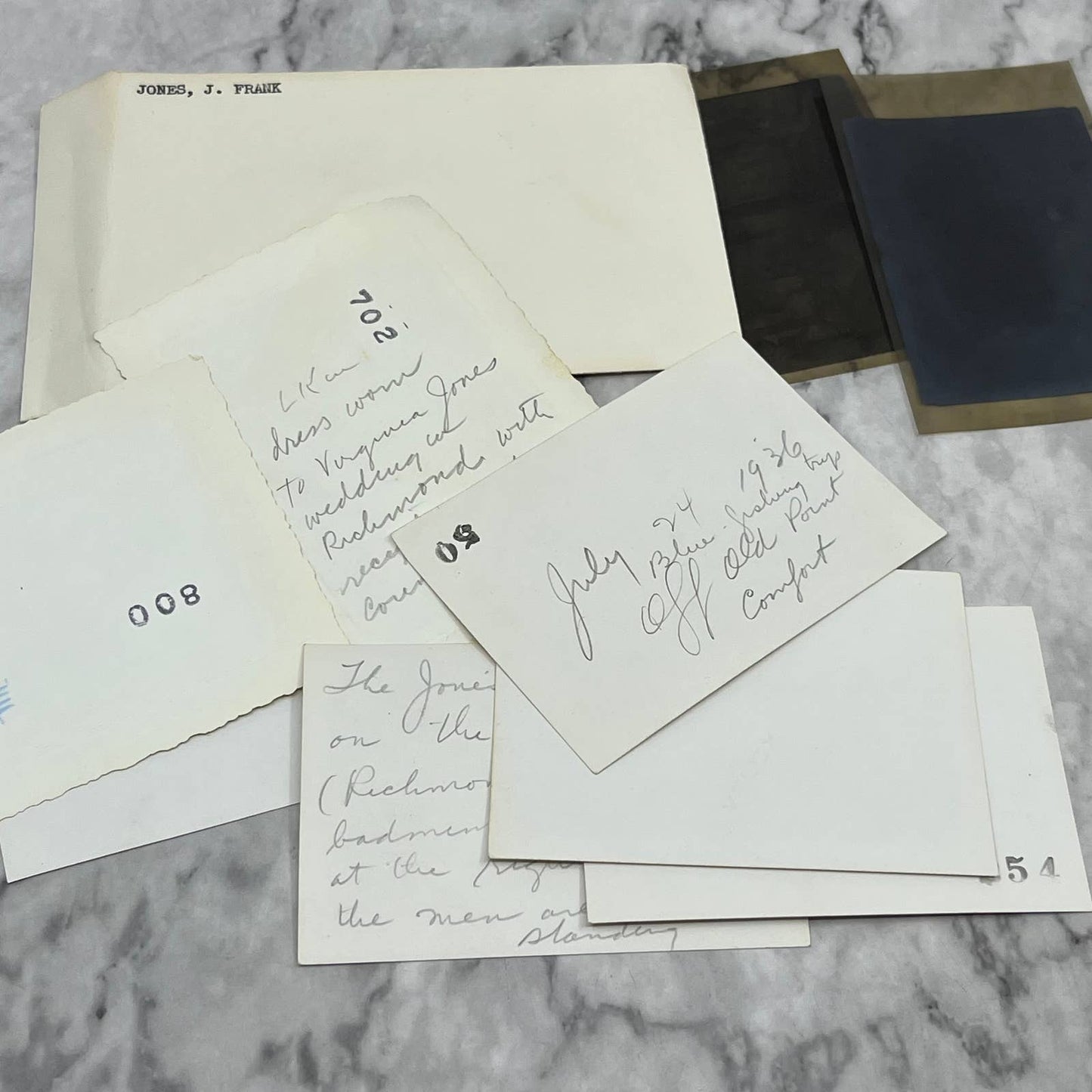 1930s Collection of Photos & Negatives Frank J. Jones Country Home Trip TJ9-PG5