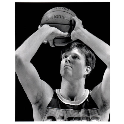 1989 Press Photo Basketball NBA Indiana Pacers Stuart Gray 8x10" AD3