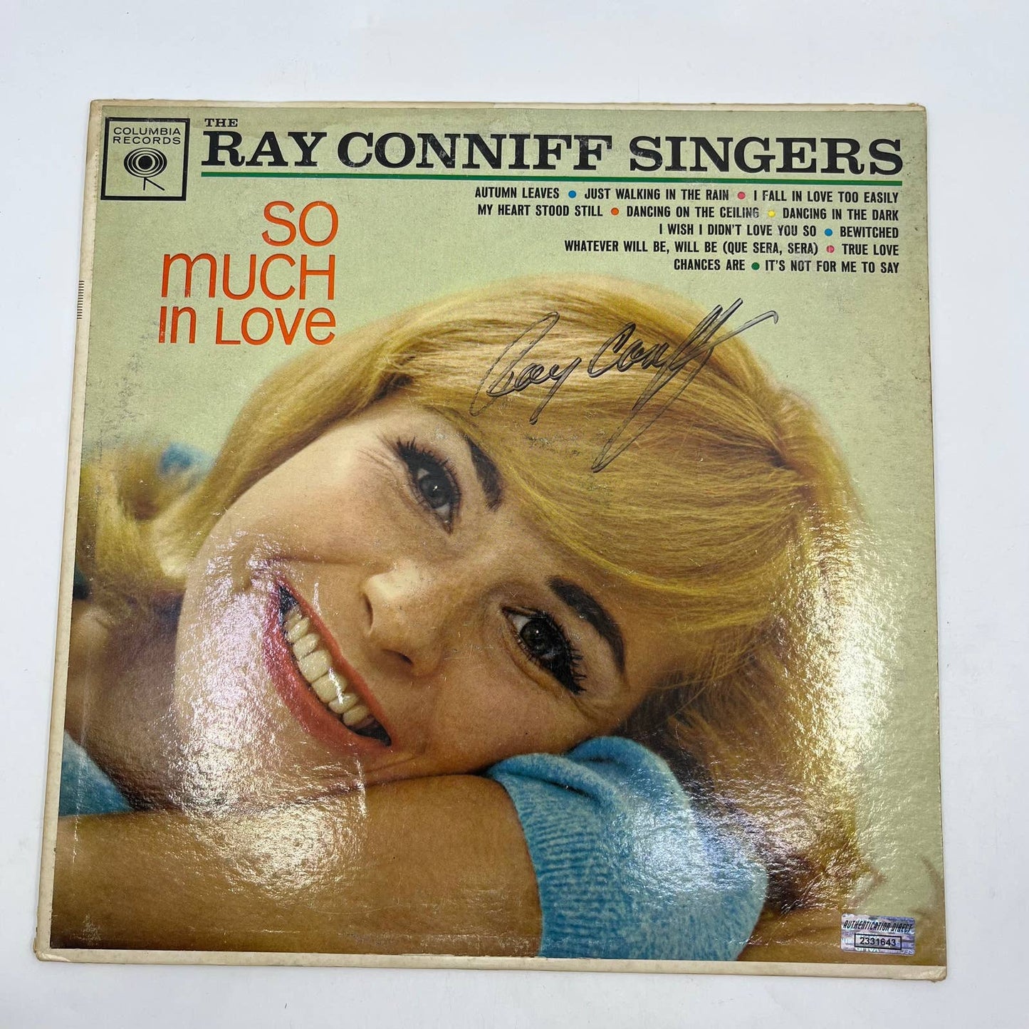 The Ray Conniff Singers So Much in Love Vinyl Record Signed Authenticated TH3