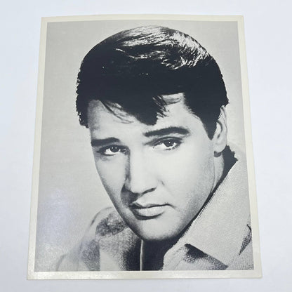 Vintage Elvis Presley Head Shot Portrait Black & White 8x10 AB4-3