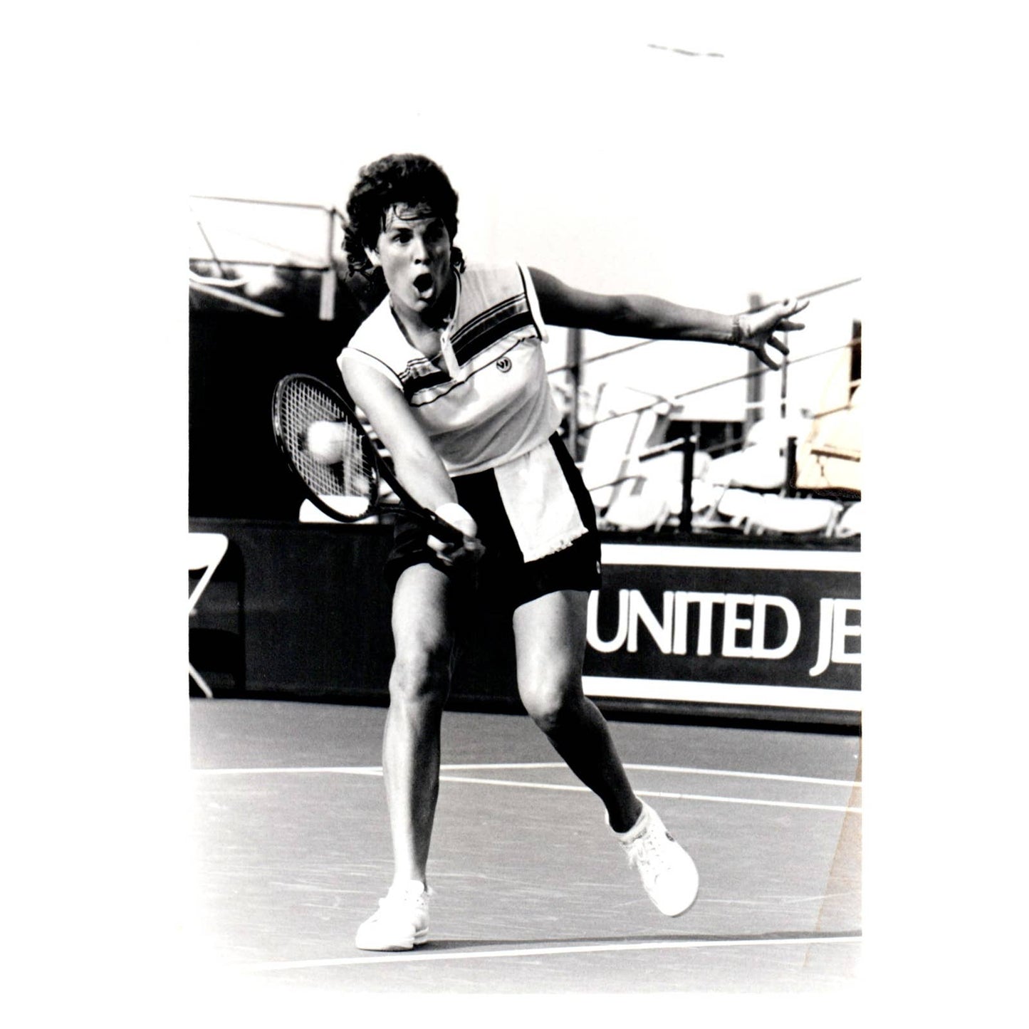 1984 Original Press Photo Women's Tennis Betsy Nagelsen McCormack ~5x7" AD2-1