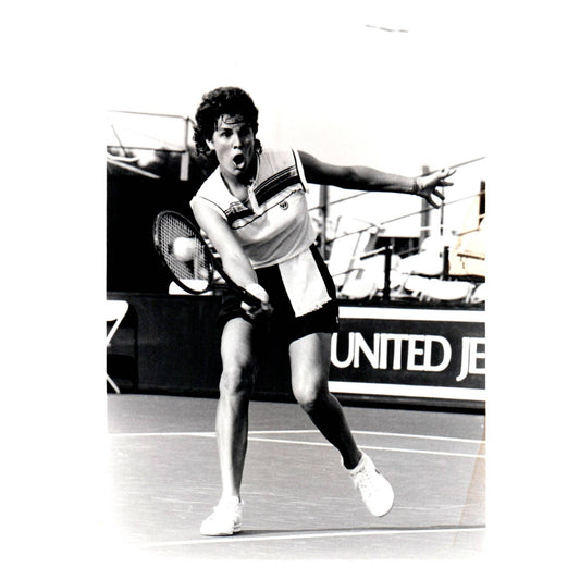 1984 Original Press Photo Women's Tennis Betsy Nagelsen McCormack ~5x7" AD2-1