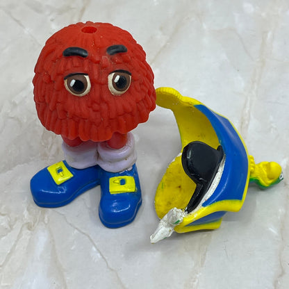 1989 McDonalds Happy Meal Toys Fry Guys Red with Blue Shoes TC9-T1