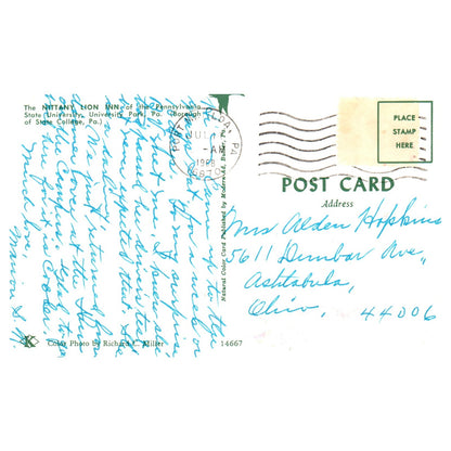 Vintage Postcard - Nittany Lion Inn University Park Pennsylvania 1968 P4-6