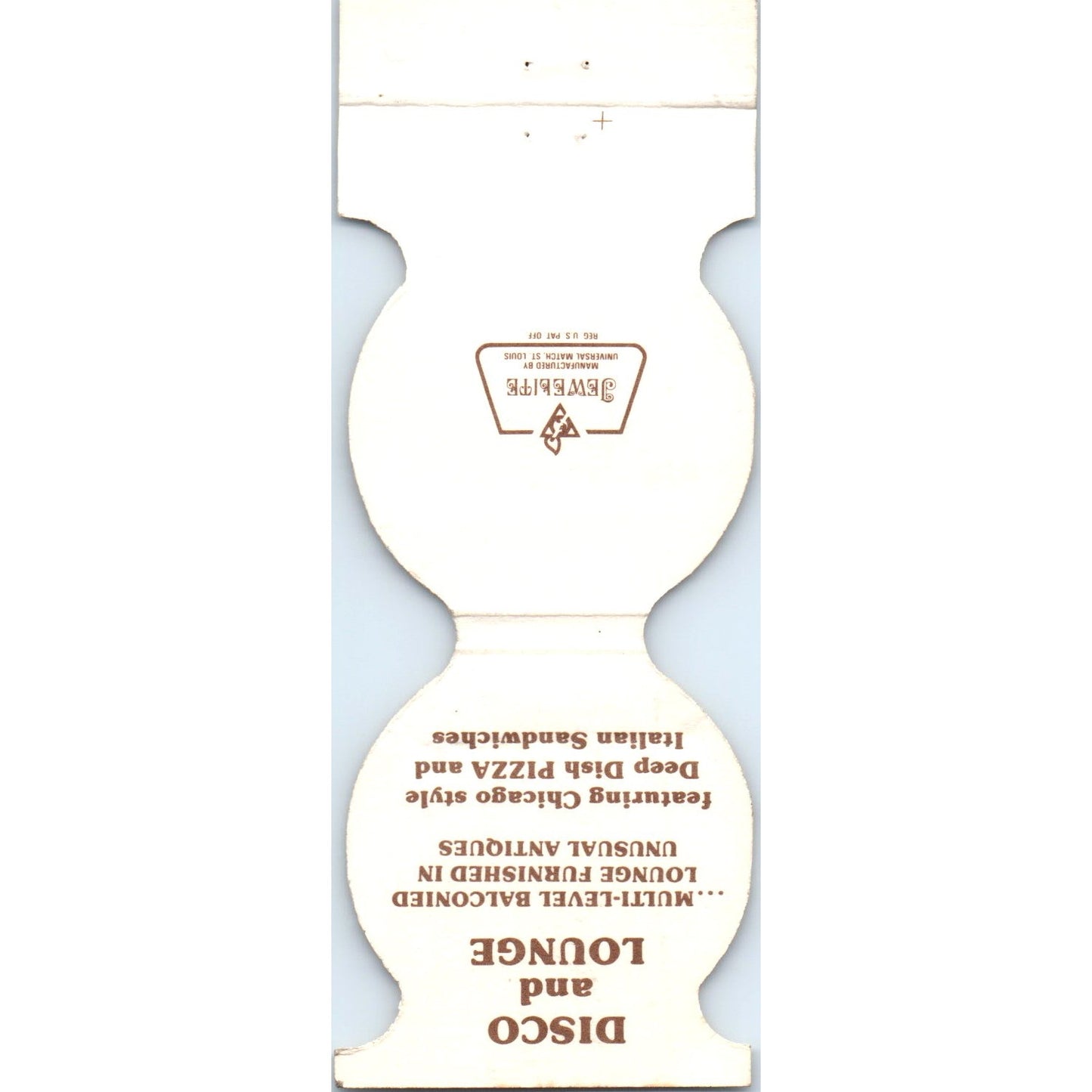 Rosa's Food Collation & Disco Merrillville IN Advertising Matchbook Cover SA6-M4