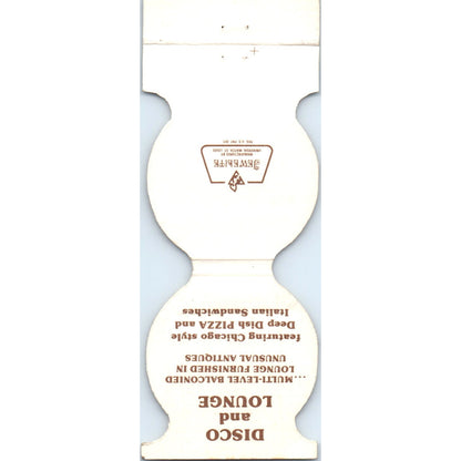 Rosa's Food Collation & Disco Merrillville IN Advertising Matchbook Cover SA6-M4