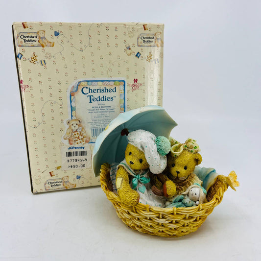 Cherished Teddies Beth & Blossom - 950564 Friends Are Never Far Apart IN BOX TC8