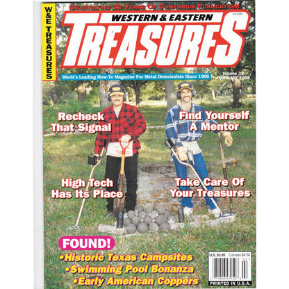 Western & Eastern Treasures Magazine - Treasure Hunting Feb 1998 M6