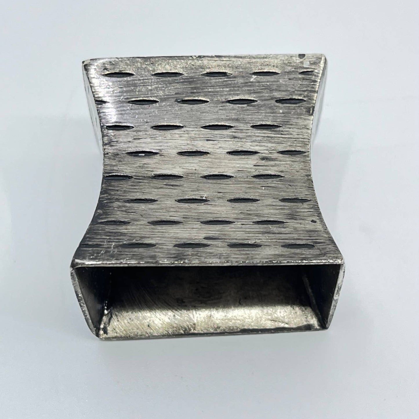 Vintage Set of 12 Metal Angular Napkin Rings Holders TF3