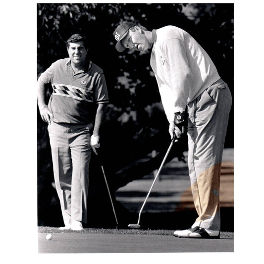 1992 Original Press Photo Golf Larry Bird Golfing Boston Herald 8x10" AD2