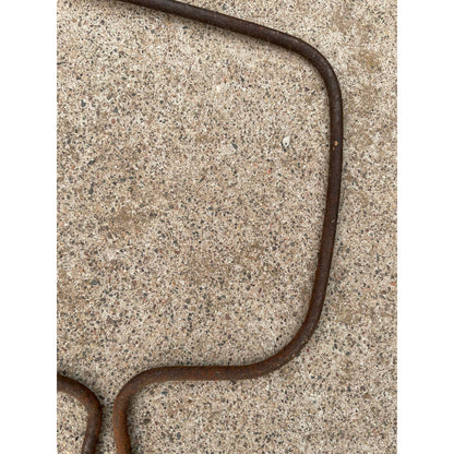 Vintage Rustic Primitive Metal Coping Saw Handle GS1