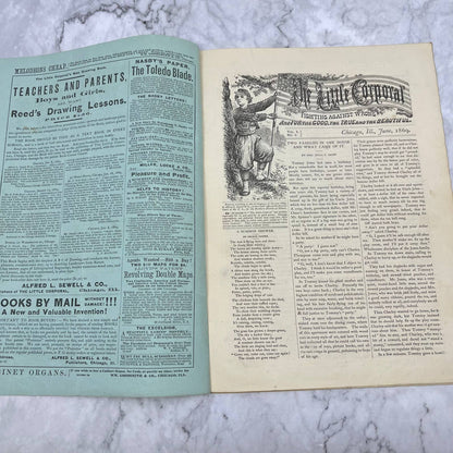 1869 June - The Little Corporal Original Magazine For Boys And Girls TB5