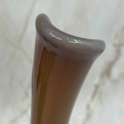 Vintage Art Glass Swung Bud Vase The Glassworks Estes Park CO 12" TC5
