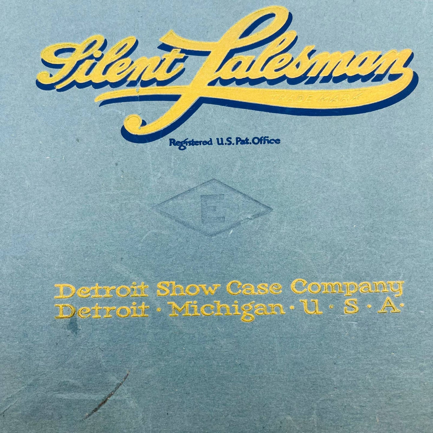 1917 Detroit Silent Salesman Catalog Detroit Showcase Co MI TA8