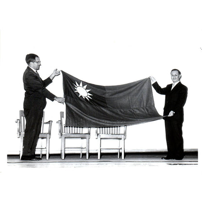 Shu-Kai Chow Chinese Ambassador Yankton College Flag Ceremony 1966 Photo TK1-P5