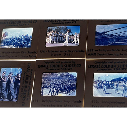 1960s Israel Colour Slides Co Lot of 6 Jerusalem 2x2 Travel Slides TK2-S-13