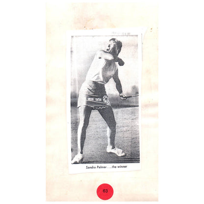 1975 Original Press Photo Ladies' Golf Sandra Palmer Women's Open ~5x9 AD1-3