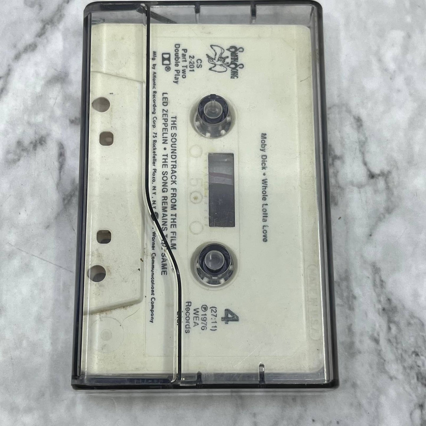 Led Zeppelin Soundtrack The Song Remains The Same PART 2 Cassette Tape TJ6-85