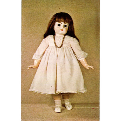French Doll FG Bisque Head Composition Body Original Postcard PB8