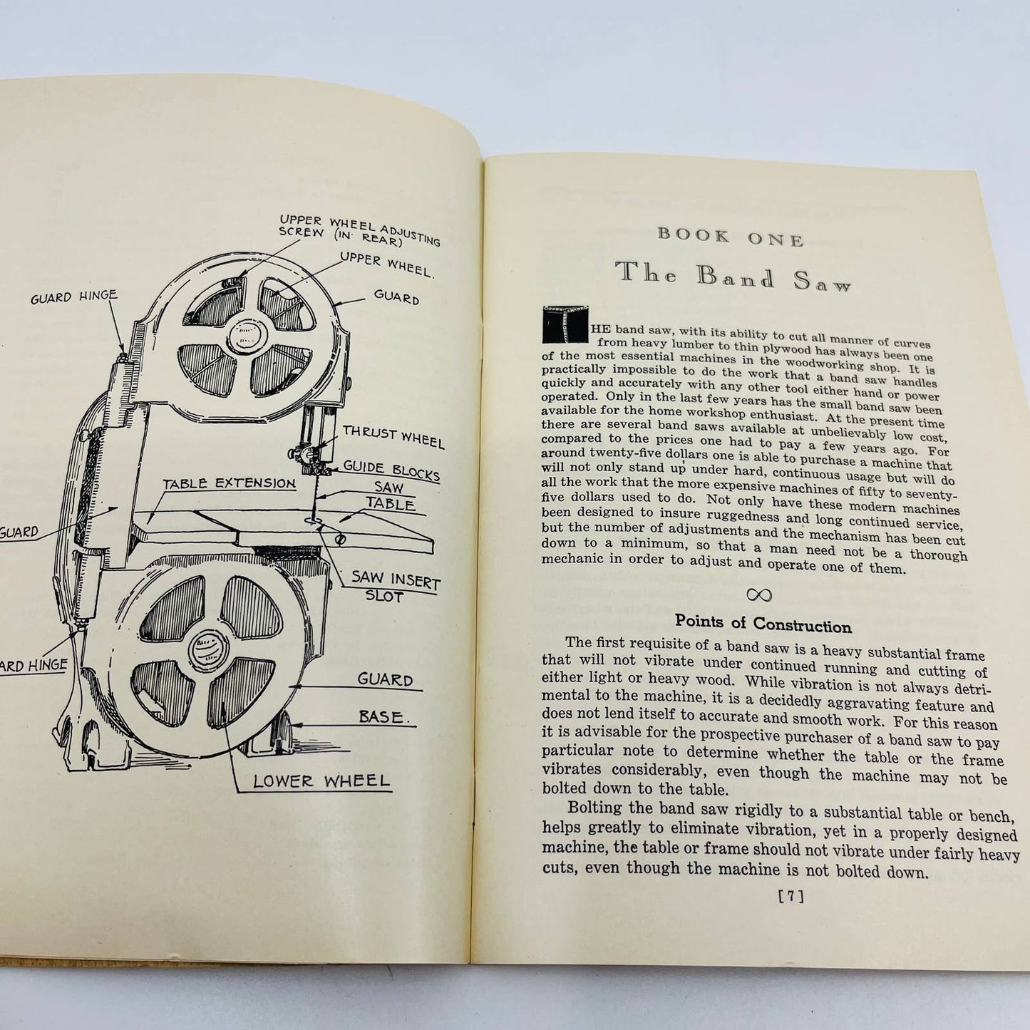 1936 The Band Saw and Jig Saw Their Use and Application Illustrated Book BA1