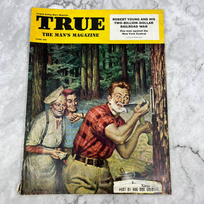 True Magazine June 1954 Robert Young Railroad War Against New York Central TJ3