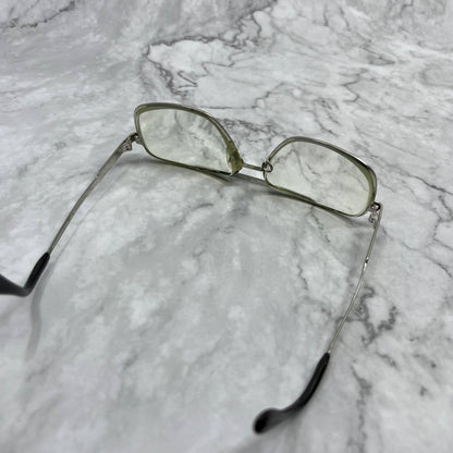 Vintage 1970s Metal Aviator Frame Eyeglasses Cloissone IV Japan 5 1/2 TD1-1
