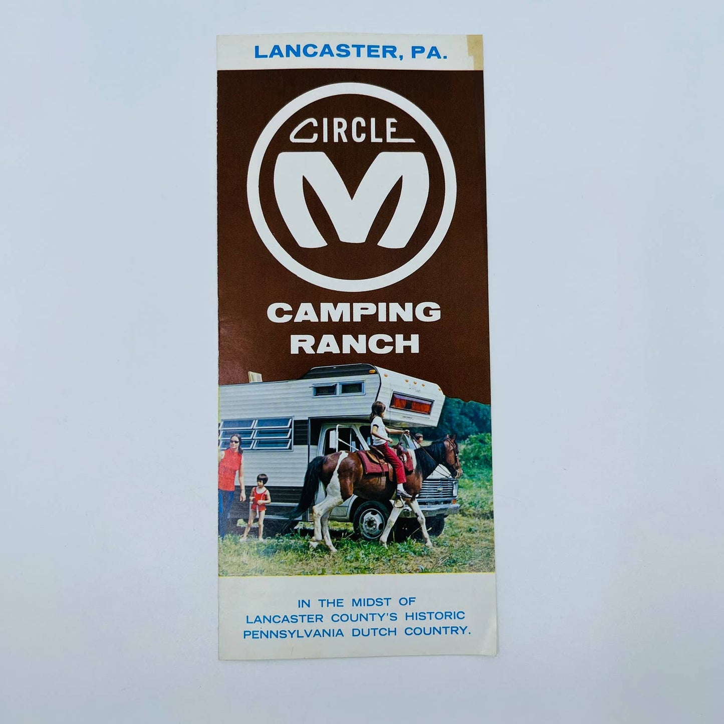 1970s Circle M Camping Ranch Lancaster PA Brochure SC1