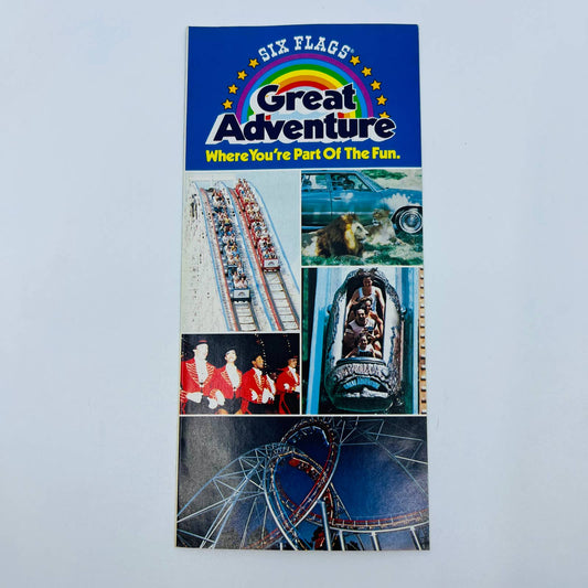 1979 Six Flags Great Adventure Amusement Theme Park Brochure New Jersey SC1