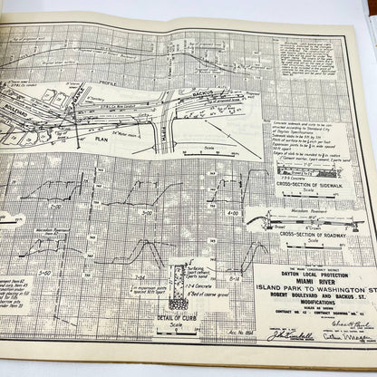 1910 Atlas Selected Contract and Information Drawings Dayton Ohio TE7